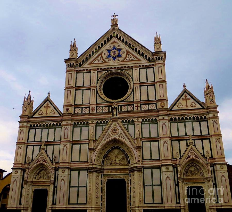 Basilica of Santa Croce  Florence Photograph by Tim Townsend