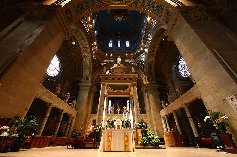 Basilica of St Mary Minneapolis Minnesota Interior Photograph by Wayne Moran