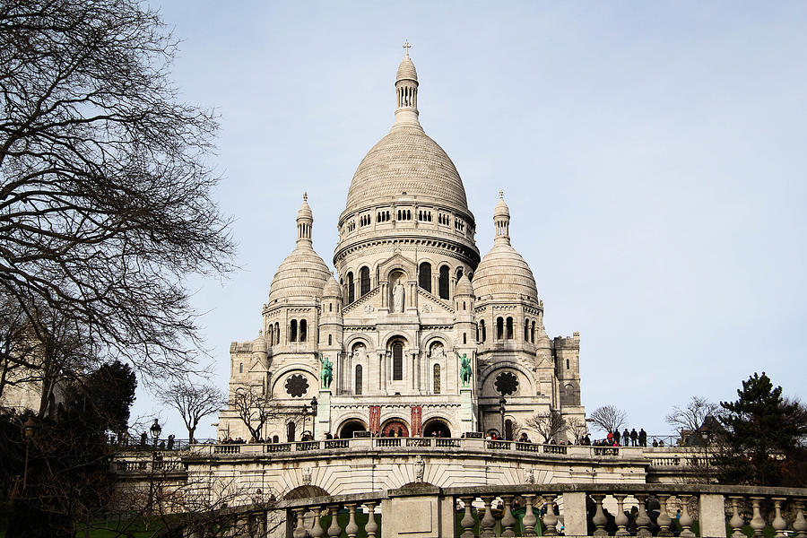 Basilique du Sacre Coeur Front View Photograph by Sam Garcia - Fine Art ...