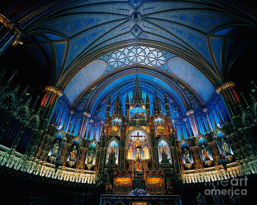 Basilique Notre-dame, Montreal, Canada Photograph by Rafael Macia