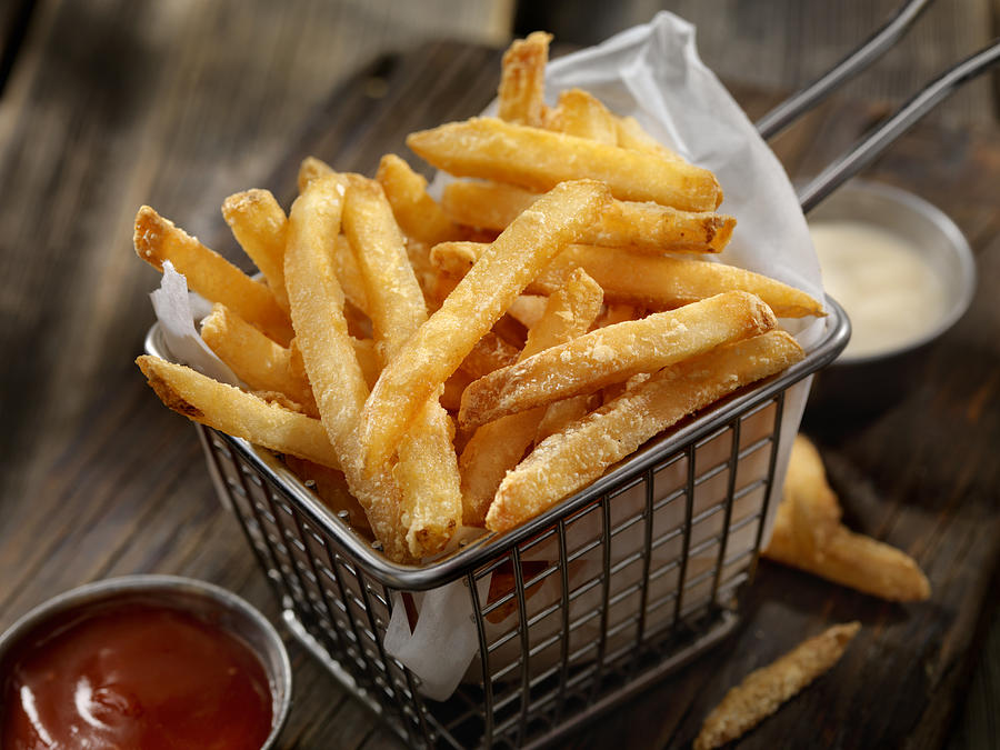 Basket of French Fries Photograph by LauriPatterson