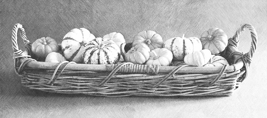 Basket Of Gourds Photograph by Frank Wilson
