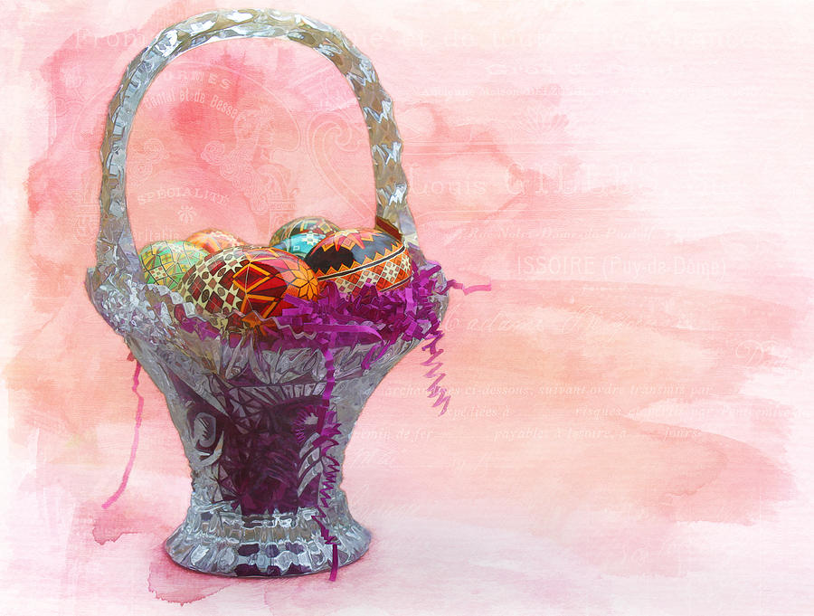 Still Life Digital Art - Basket of Joy by Kathleen Holley
