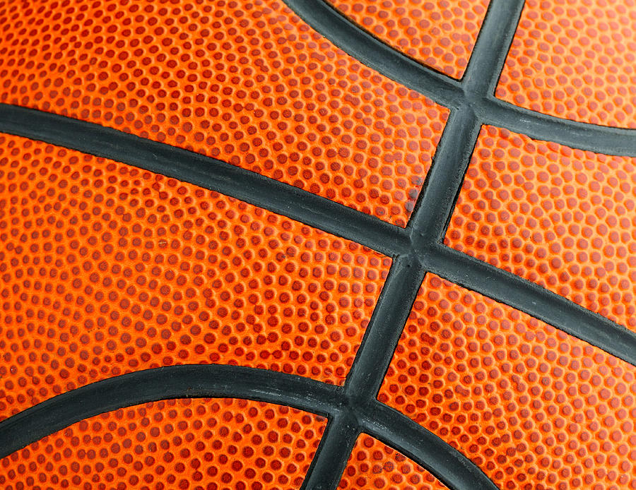 Basketball Texture Photograph by Ngkaki
