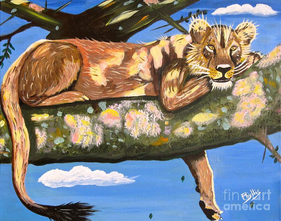 Basking in the Sunshine Painting by Phyllis Kaltenbach