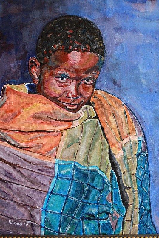 Basotho Herdboy Painting by Johan Pretoruis - Fine Art America