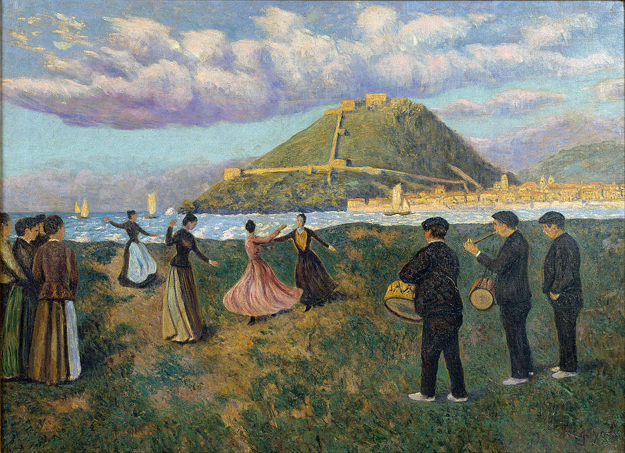 Basque Celebration Painting by Celestial Images