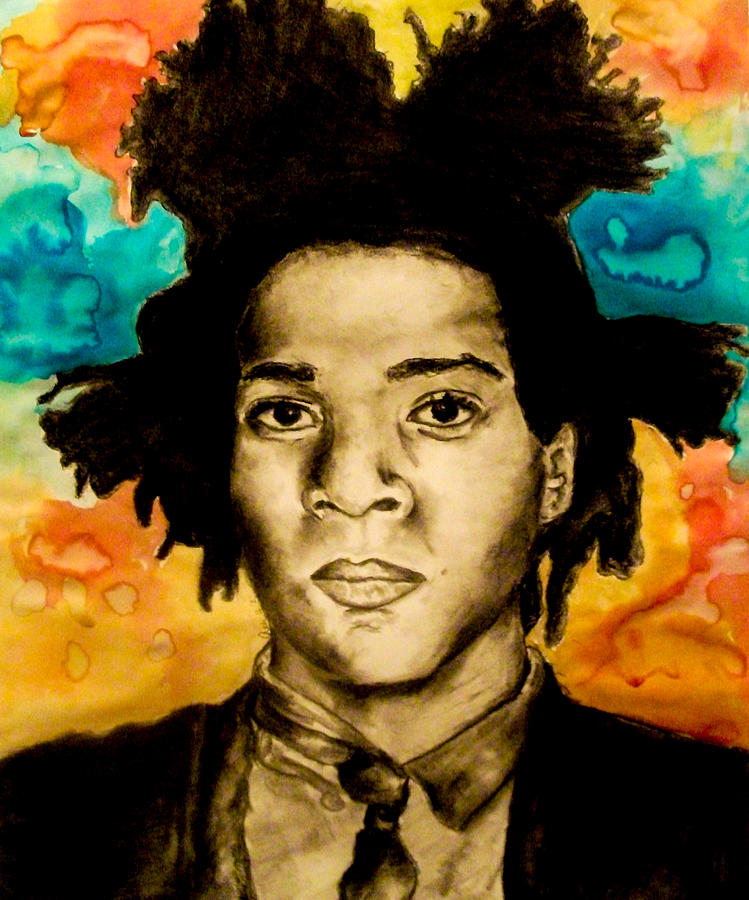 Abstract Painting - Basquiat by Ashley Henry