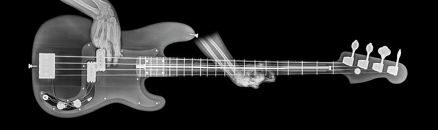 Bass Guitar Under X-ray Photograph by Photostock-israel/science Photo Library