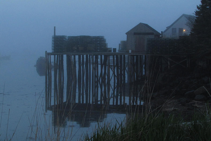 Bass Harbor Fog1 Photograph by Steve Breslow