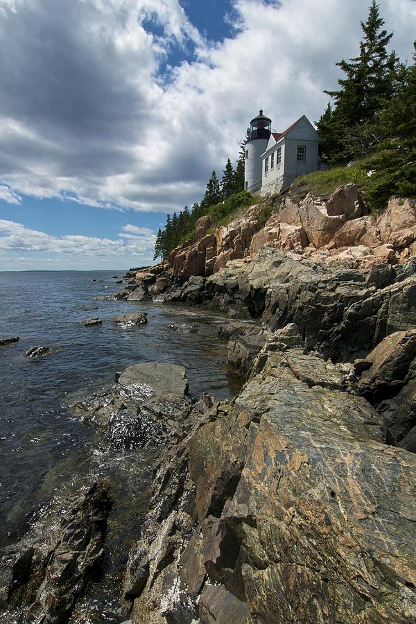 Bass Harbor Head Light Photograph by Gerard Monteux - Fine Art America