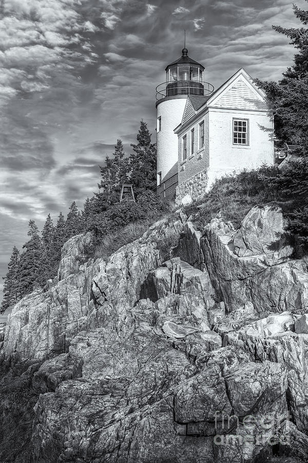 Bass Harbor Head Light II Photograph by Clarence Holmes