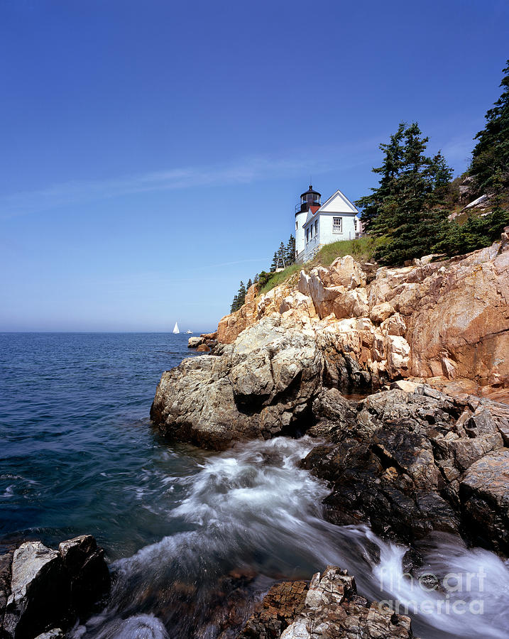 Bass Harbor Head Lighthouse, Maine Photograph by Rafael Macia