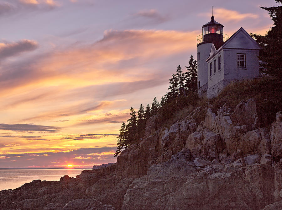 Acadia National Park Photograph - Bass Harbor Light by William Belvin
