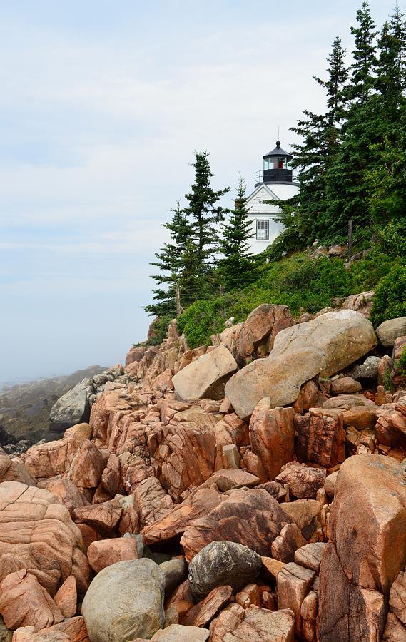 Bass Harbor Lighthouse Coast Of Maine Photograph By Lena Hatch Fine Art America