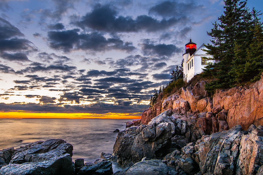 Bass Harbor Lighthouse Acadia National Park Photograph by Matthew ...