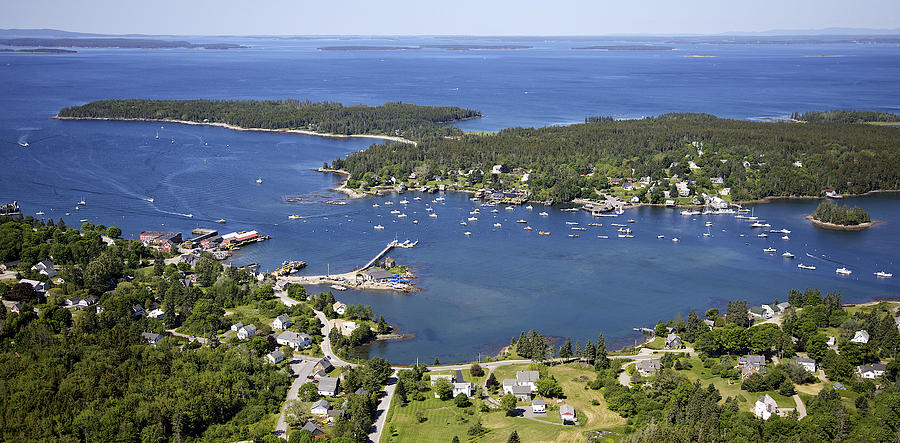 Bass Harbor, Mount Desert Island Photograph by Dave Cleaveland - Fine ...