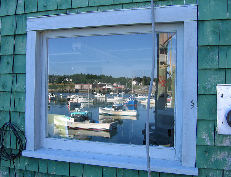 Bass Harbor Reflection Photograph by Tasha ONeill