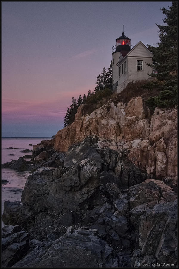 Bass Head Lighthouse Sunrise Photograph by Erika Fawcett