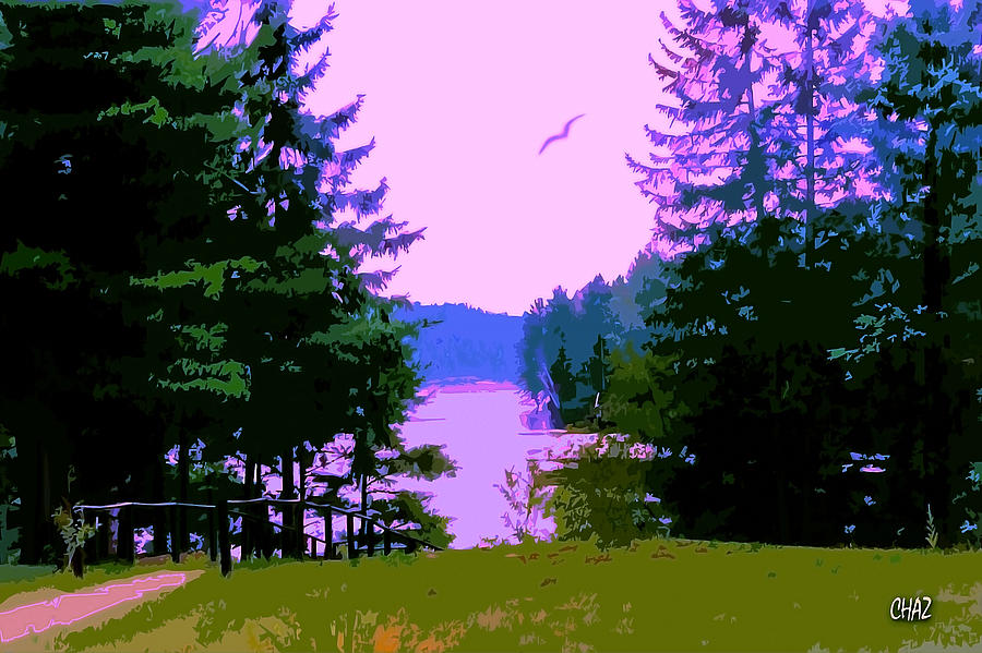 Bass Lake Painting by CHAZ Daugherty