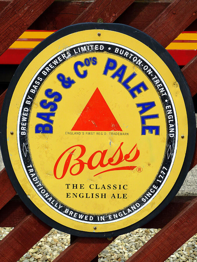 Bass Pale Ale Railway Sign Photograph by Gordon James