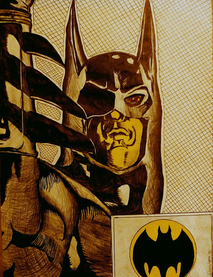 Bat Man Mixed Media by Dan Wagner