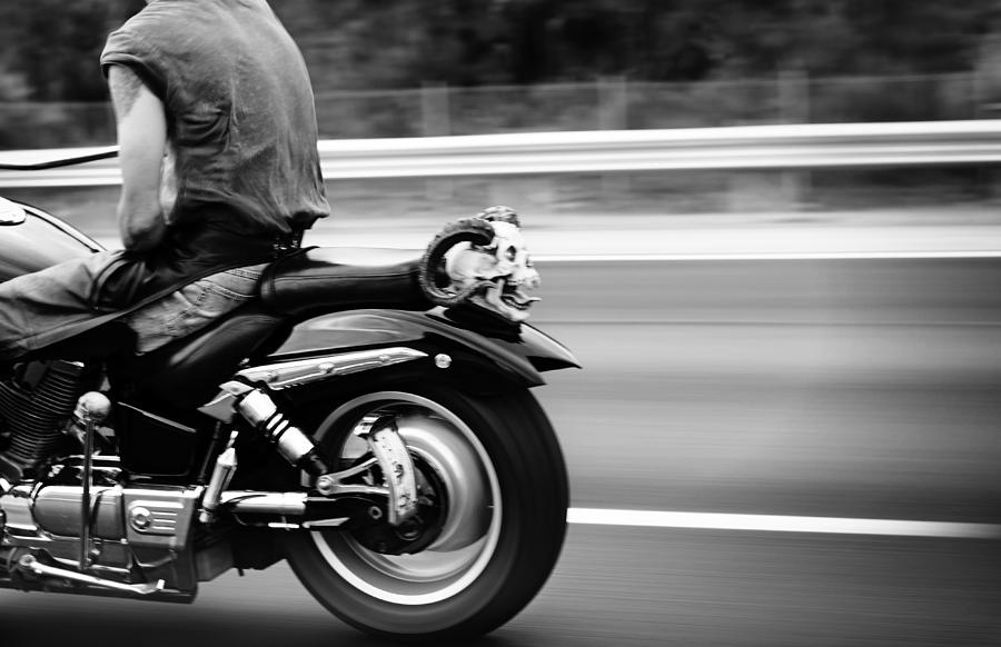 Motorcycle Photograph - Bat Out Of Hell by Laura Fasulo