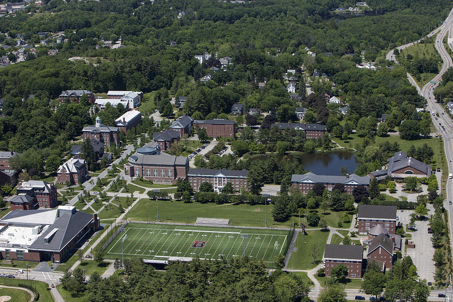 Architecture Photograph - Bates College And Garcelon Field by Dave Cleaveland