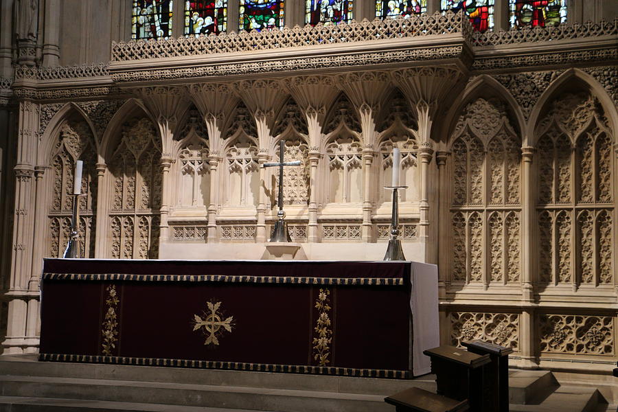 Bath Abbey Altar Photograph by Denise Cicchella