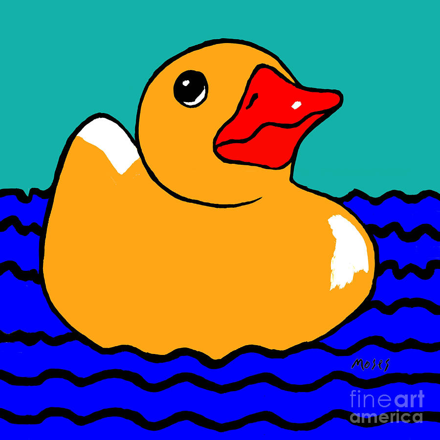 Rubber Ducky Painting by Dale Moses