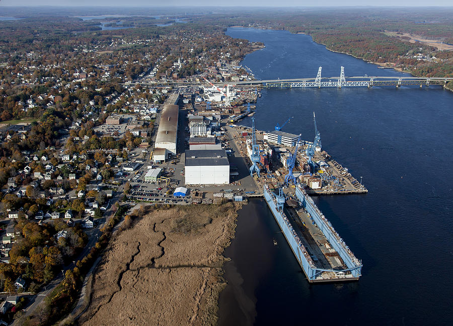 Bath Iron Works, Bath Photograph by Dave Cleaveland - Fine Art America