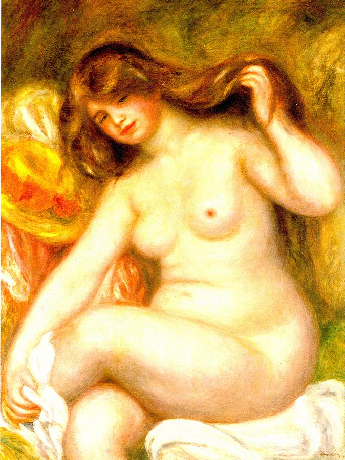 Bather II Digital Art by Pierre-Auguste Renoir