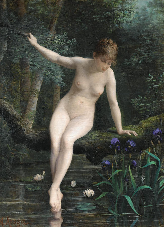 Bather Painting by Marguerite Arosa