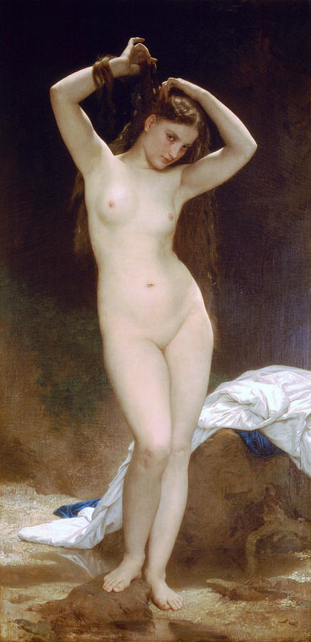Bather Painting by William-Adolphe Bouguereau