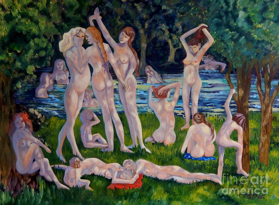 Bathers A Generation of Women Painting by Caroline Street