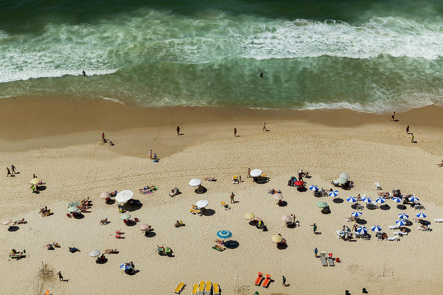Bathers On The Beach Of Ipanema Photograph by Buena Vista Images