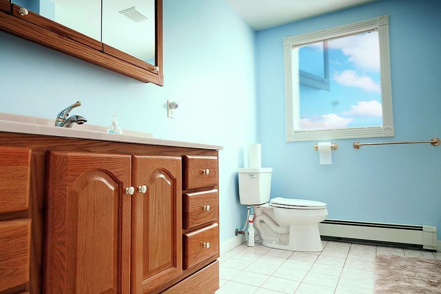 Bathroom Interior Photograph by Wladimir Bulgar