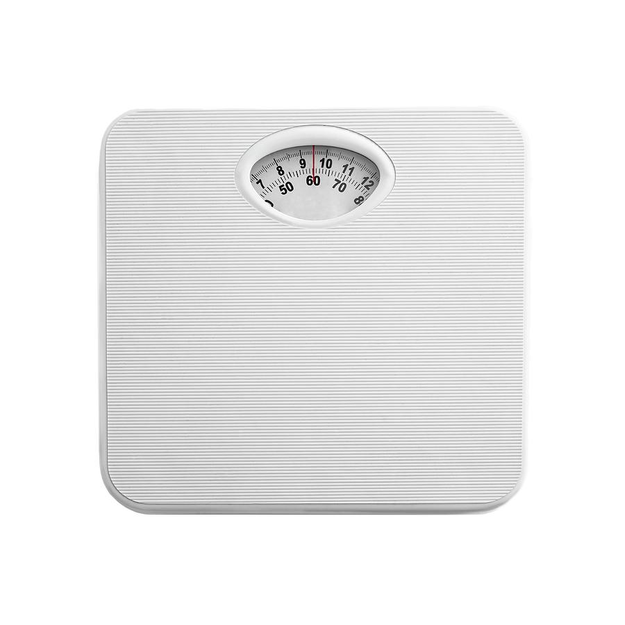 Scale Photograph - Bathroom Scales by Science Photo Library
