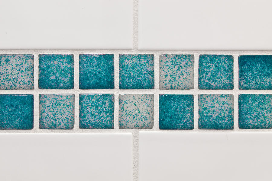 Architecture Photograph - Bathroom tiles by Tom Gowanlock