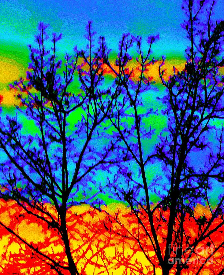 Sunset Photograph - Batik by Design by Ann Johndro-Collins