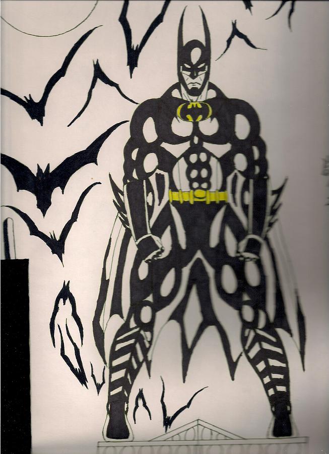 Batman 1989 Drawing by Elvis Navarro