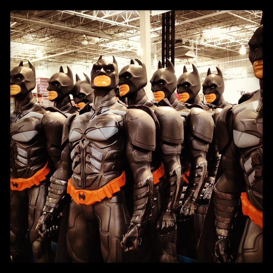 Batman Movie Photograph - Batman Army by Eugene Evon
