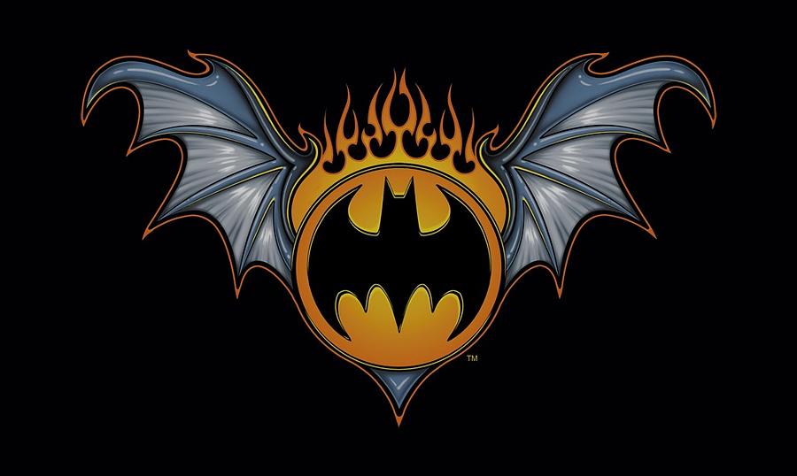Batman Digital Art - Batman - Bat Wings Logo by Brand A