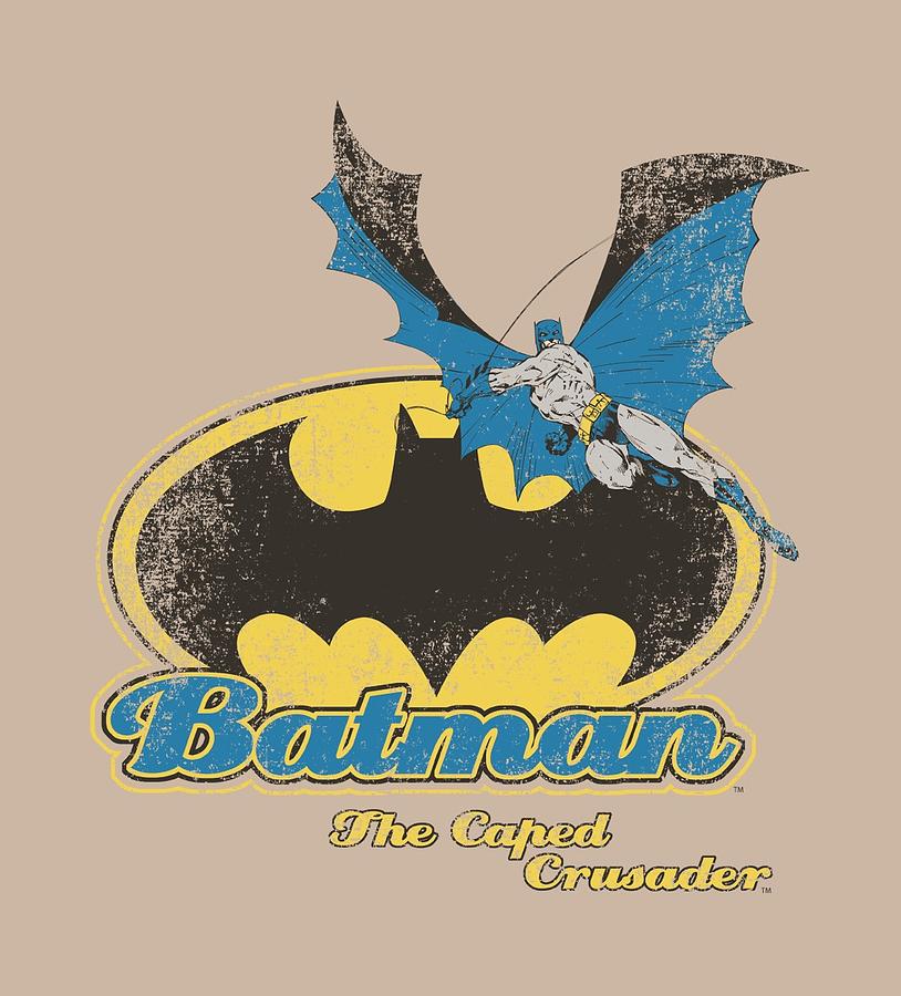 Batman Movie Digital Art - Batman Caped Crusader Retro by Brand A