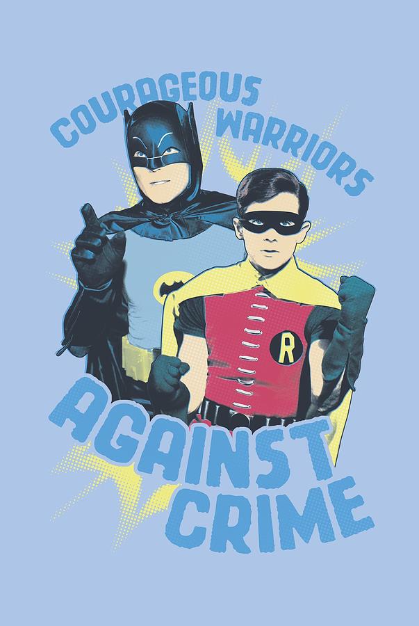 Batman Movie Digital Art - Batman Classic Tv - Courageous Warriors by Brand A