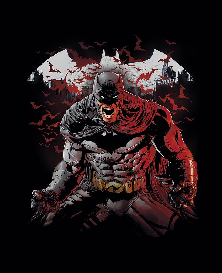 Batman - Raging Bat Digital Art by Brand A - Pixels