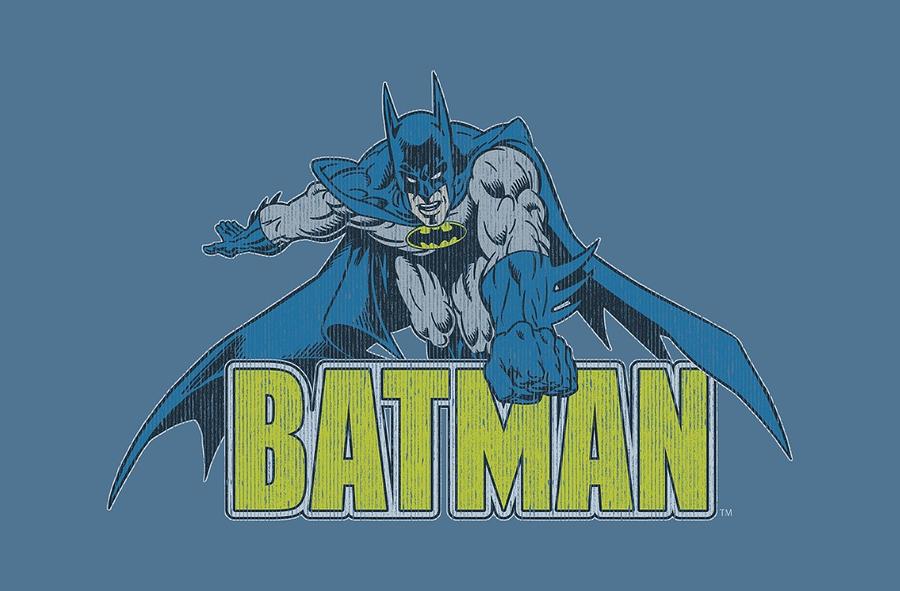 Batman Movie Digital Art - Batman - Retro Distressed by Brand A