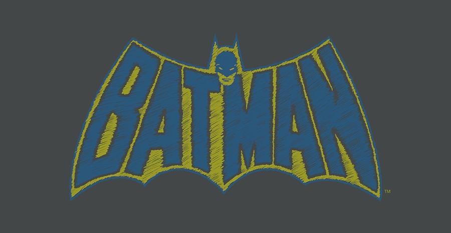 Batman Movie Digital Art - Batman - Sketch Logo by Brand A