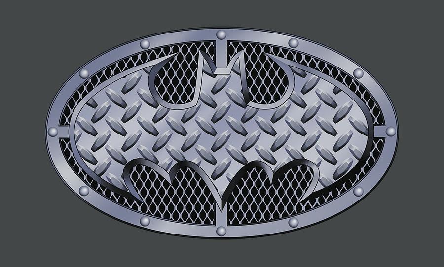 Batman Movie Digital Art - Batman - Steel Mesh Shield by Brand A