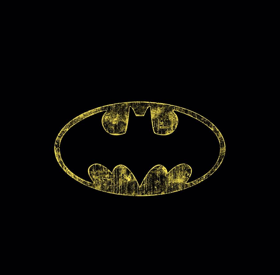 Batman - Tattered Logo Digital Art by Brand A